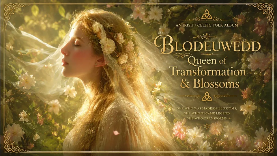 Blodeuwedd: The Flower and the Owl album video artwork.